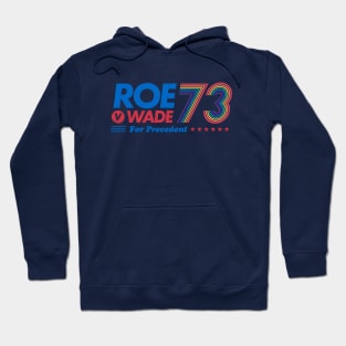 Roe v Wade for Precedent – 1973 US campaign abortion healthcare rights Rainbow Equality Hoodie